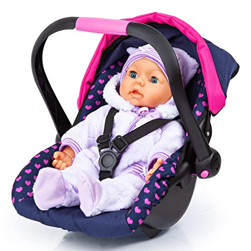 Dolls Car Seat For Girls | Unicorn Design