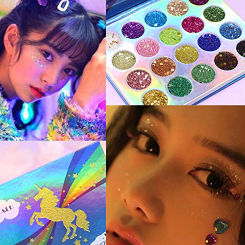 Unicorn Eye Shadow Palette | Glittered Eye Shadow