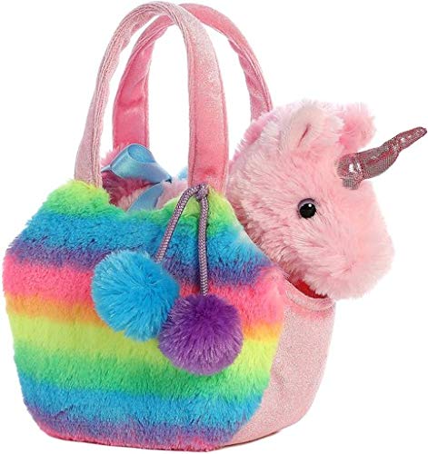 Unicorn toy in bag