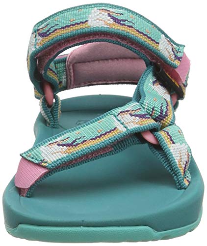 Teva Hurricane XLT2, Unisex Kids Open Toe Sandals, Green (Unicorn Waterfall Uwtr), 6 UK (22/23 EU)