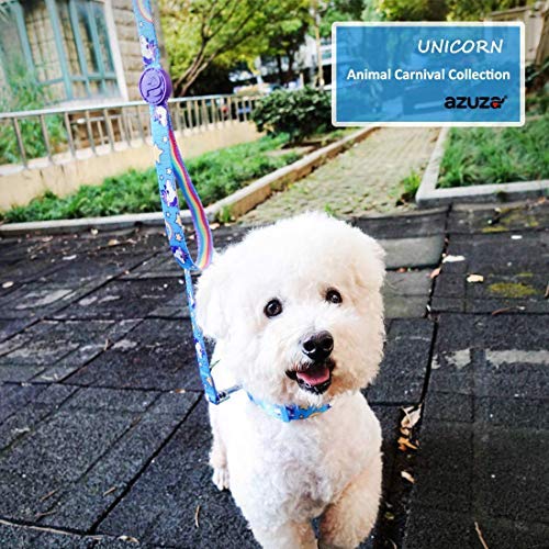 Dog Collar & Matching Lead | Unicorn & Rainbow Design 