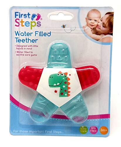Unicorn & Dinosaur Water Filled Baby Rattle Teether Toy