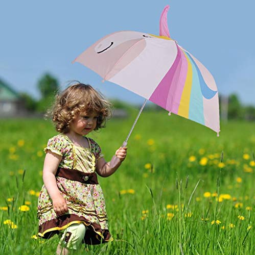 Pink Unicorn Rainbow Umbrella 