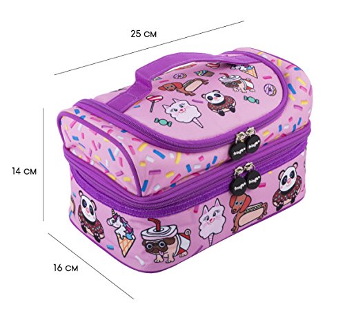 Two Tier Lunch Bag | Lunch Box | Cute Unicorn Design