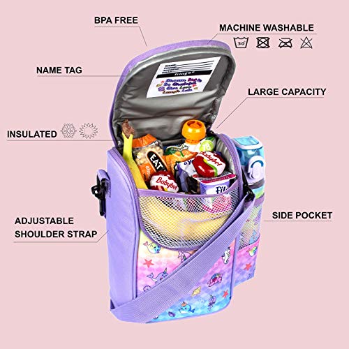 Sea Creatures & Unicorn Kids Lunchbag | Lunchbox
