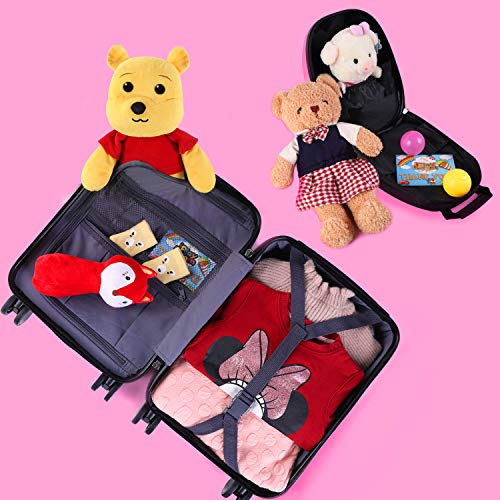 Unicorn Kids Suitcase | Carry On Rolling Luggage | Hard Shell Travel Suitcase | Pink