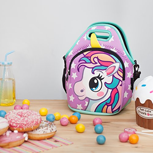 Cute Girls Unicorn Lunch Box Lunch Bag For School