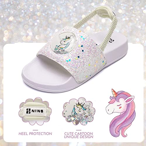 Unicorn Girls Sliders | Sequined