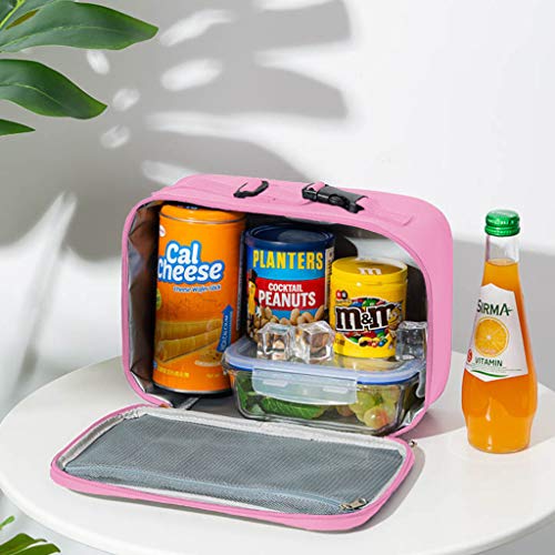Unicorn Sequined Pink Lunch Bag for Kids, Insulated Lunch Box, Snack Box