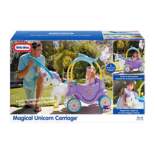 unicorn ride on toy little tike