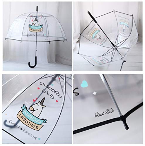 Unicorn Land Umbrella | Transparent