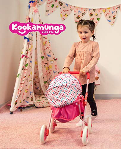 Girls Unicorn Stroller For Dolls