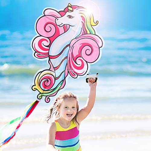 Large Unicorn Kite | 41 inches | Unicorn Shape Diamond Kite