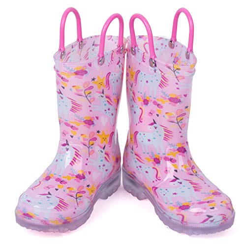Unicorn Girls Wellies | Pink