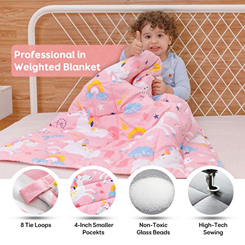 Unicorn Weighted Blanket Pink
