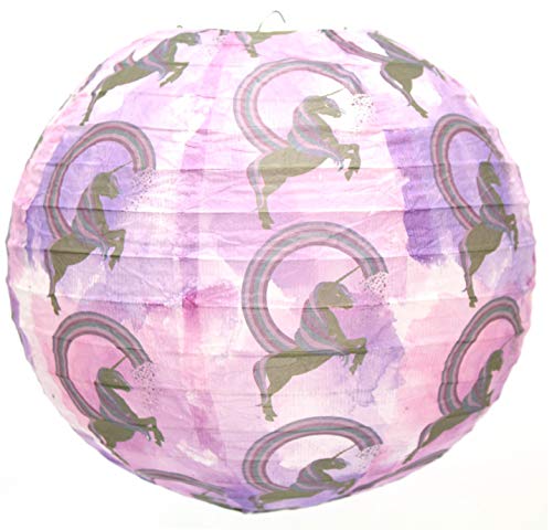 Ceiling Paper Light Shade Unicorns