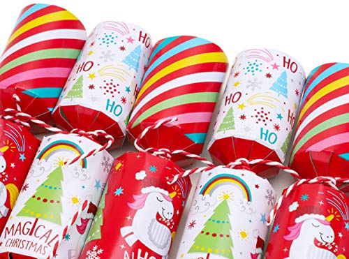 Colourful Fun Magical Unicorn Christmas Crackers