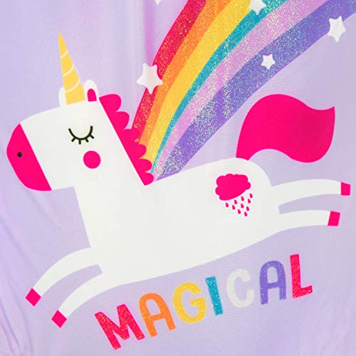 Unicorn swimming costume girls pink