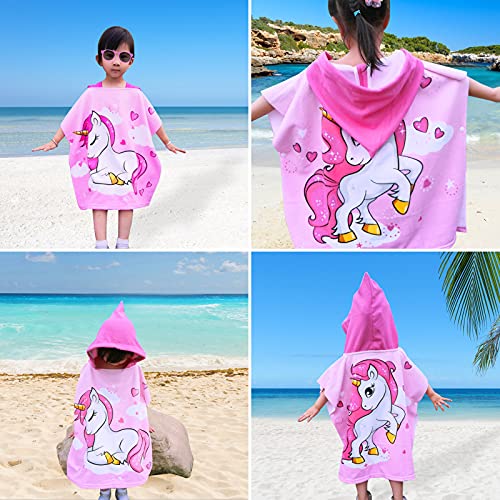 Unicorn Beach Towel | Poncho | For Kids 