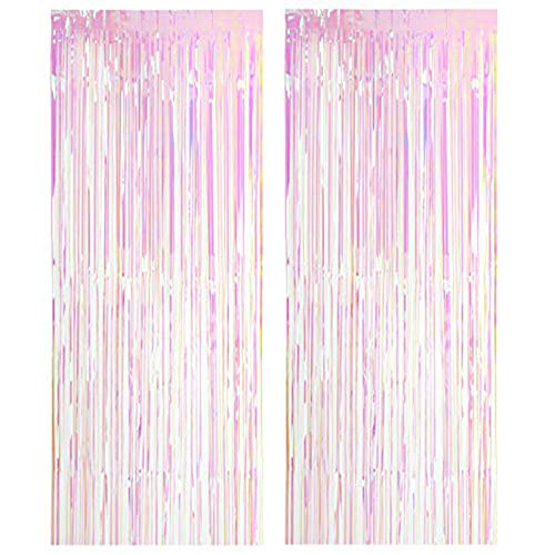 Unicorn Themed Party Shimmer Curtains Decoration