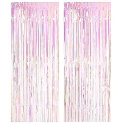 Unicorn Themed Party Shimmer Curtains Decoration
