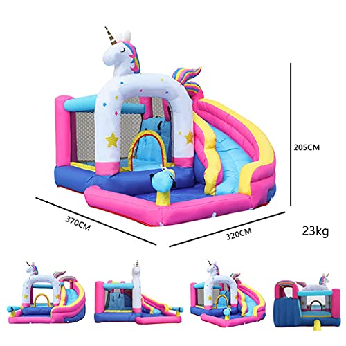 Multi Coloured Unicorn Bouncy Castle 