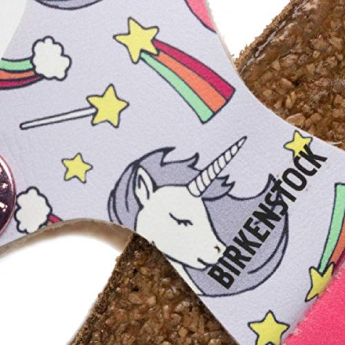 Unicorn Birkenstock girls sandals stars