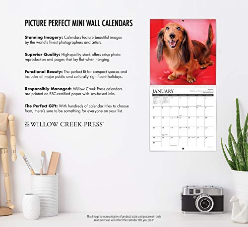 Unicorn Yoga 2021 Mini Wall Calendar