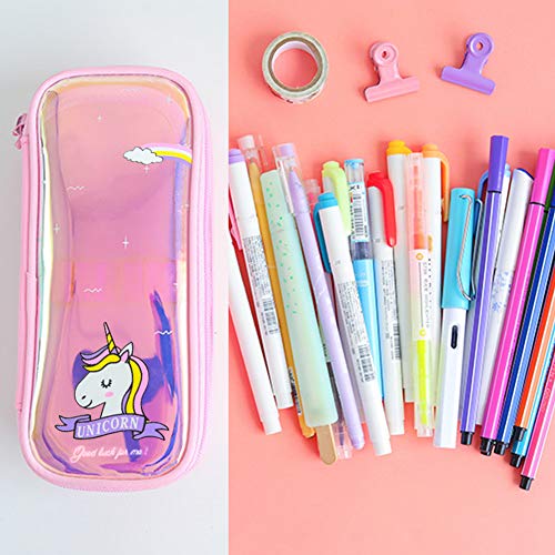 Unicorn Shiny Pencil Case For Pens Pencils