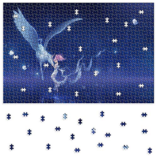 Unicorn & Fairy Fantasy 1000 Piece Puzzle For Kids & Adults