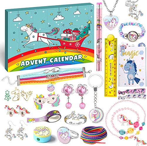 Amazing Unicorn Advent Calendar 2020 For Kids | Unicorn Surprise Gifts For Girls