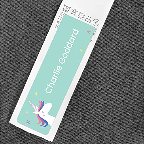 Personalised Name Labels For Children | Unicorn Design