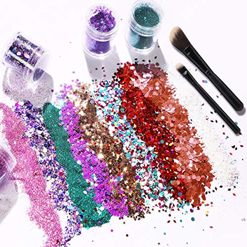 9 Colours Unicorn Glitter