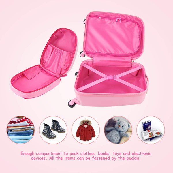 unicorn suitcase luggage set