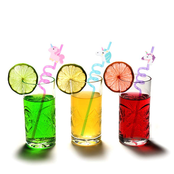 Unicorn Party Bag Fillers - Unicorn Straws