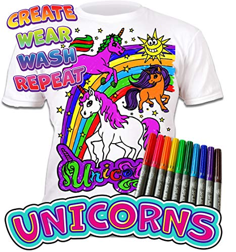 Colour your own Unicorn T-Shirt children