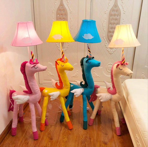 Fun Unicorn Floor Lamp - in 4 colours