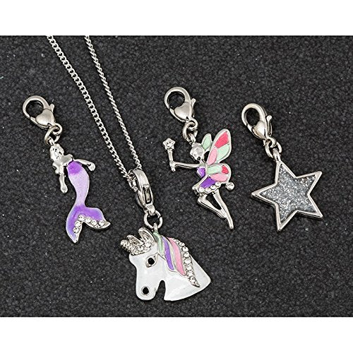 Unicorn Mermaid Necklace Mystical Unicorn