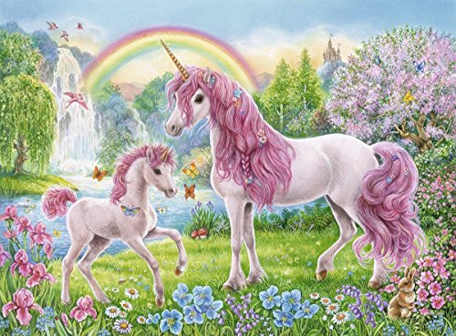 Rainbow unicorn puzzle
