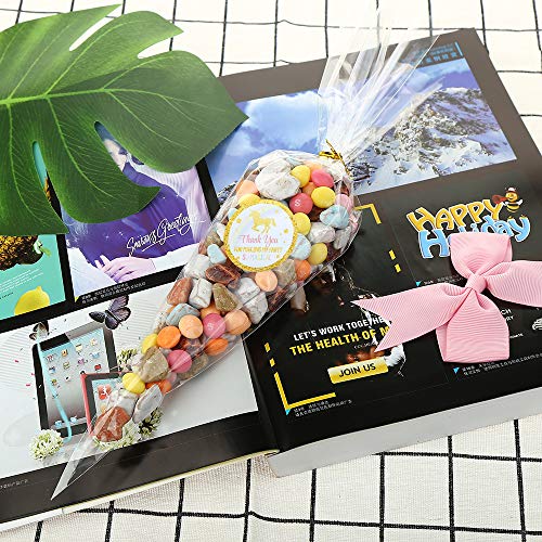 Sweet Cones With Unicorn Stickers