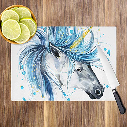 Blue Unicorn Glass Worktop Saver