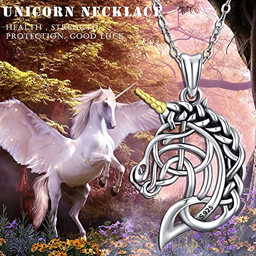 Mystical Unicorn Necklace | Sterling Silver  