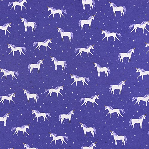 Unicorn Fabric Draught Excluder - Purple
