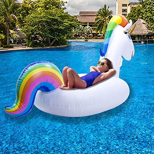 Unicorn Pool Inflatable Rainbow Unicorn 