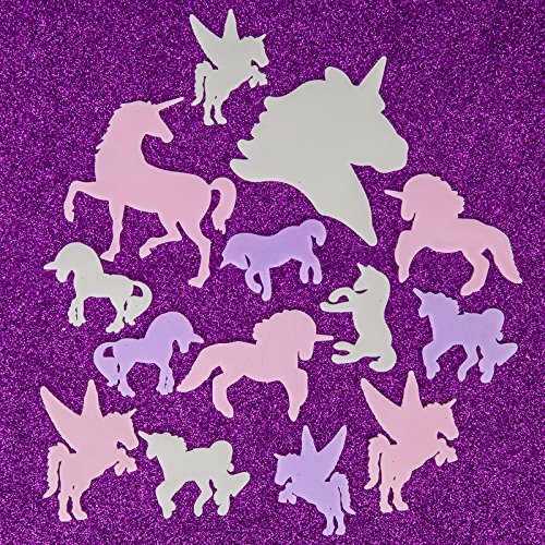 Unicorn glow in the dark stickers