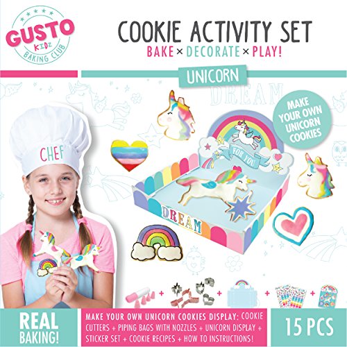 Kids Unicorn Baking Cookie Activity Set