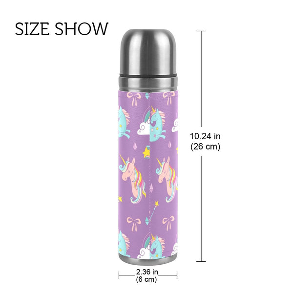 travel mug thermos - unicorn