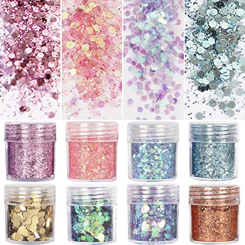 8 Boxes Unicorn Glitter
