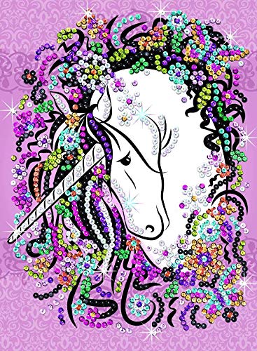 Unicorn sequin art kit