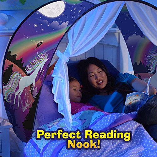 Unicorn Fantasy Bed Tent-Foldable